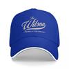 The Wilson Family Reunion Classic Baseball Cap Black with White Trim Custom Personalized Design for Adults and Fans