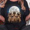 Raccoon T Shirt Funny Animal Safari Zoo Camping Trips Wildlife Nature Lover Vintage Top For Everyday Wear Soft