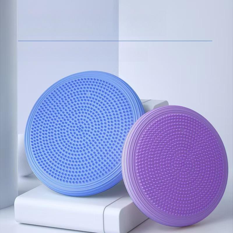 Yoga inflatable pad balance pad training children balance plate pvc equipment massage ball ankle strength