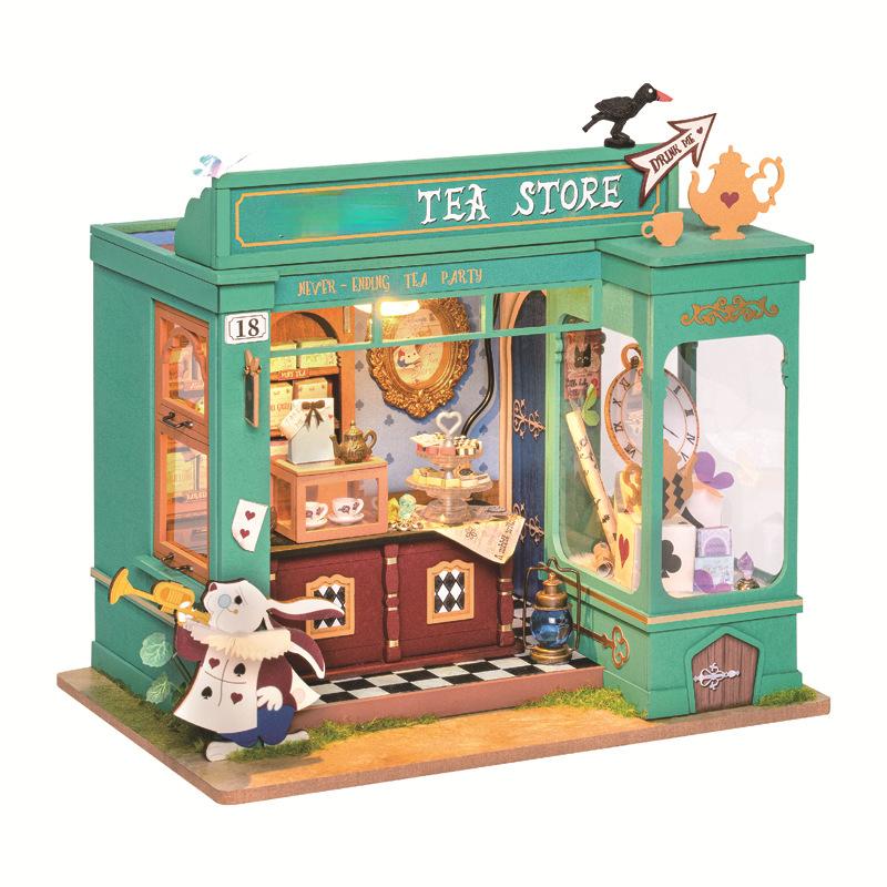 

DIY Cottage Handmade 3D Puzzle Model Wooden Assembled Creative Model Toy Gift