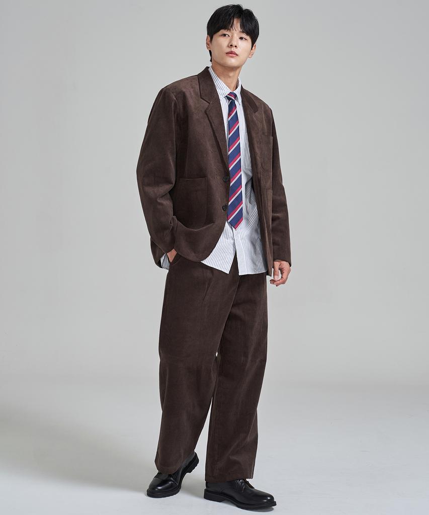 Prairie Corduroy Blazer (Brown)