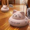 Electric Cat Interactive Toy with Feather Bell Automatic Moving Cat Teaser Boredom Toy Indoor Cats Enrichment Toy with Music Light
