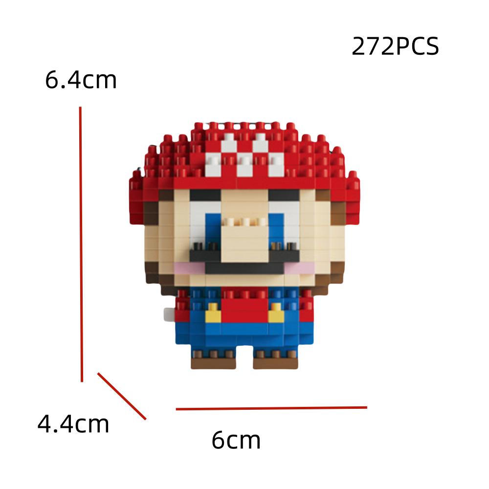 Building Blocks  Particle Cartoon Kawai Desktop Ornaments Halloween Birthday Gifts Christmas Toys Cuddly Toy Dinosaur Puzzle