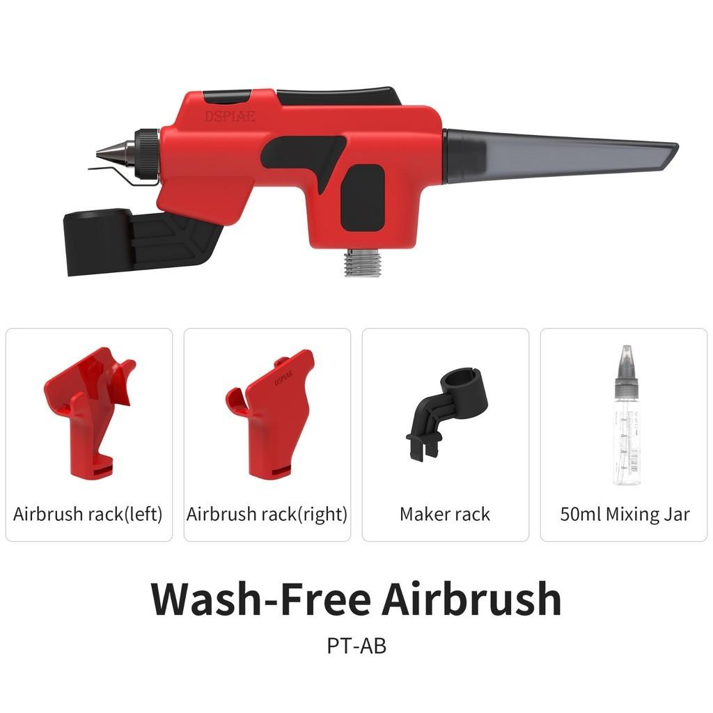 Wash-Free Airbrush Hobby Painting Diversified Usage Paint Sprayer PT-AB No Clean Spray Pen Gundam Model Coloring Tool