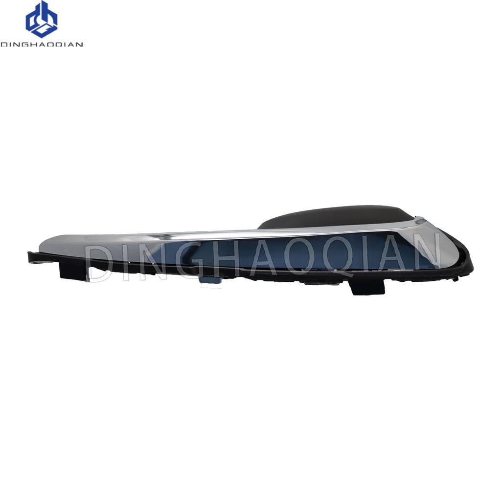 Car Front Fog Light Cover Lower Bumper Foglight Hole Grilles Bezel Fit For Toyota YARIS 2018 2019 2020