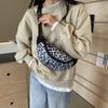 Fashion Leopard Print Camouflage Breast Bag Messenger Bag Women's Dumpling Bag Couple Fanny Bag Men's High-end Shoulder Bag