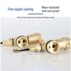 Automatic Brass Geothermal Manifold Air Vent and Water Drain Valve for Underfloor Heating, Large Flow, 1-1.2 inch Tailpiece