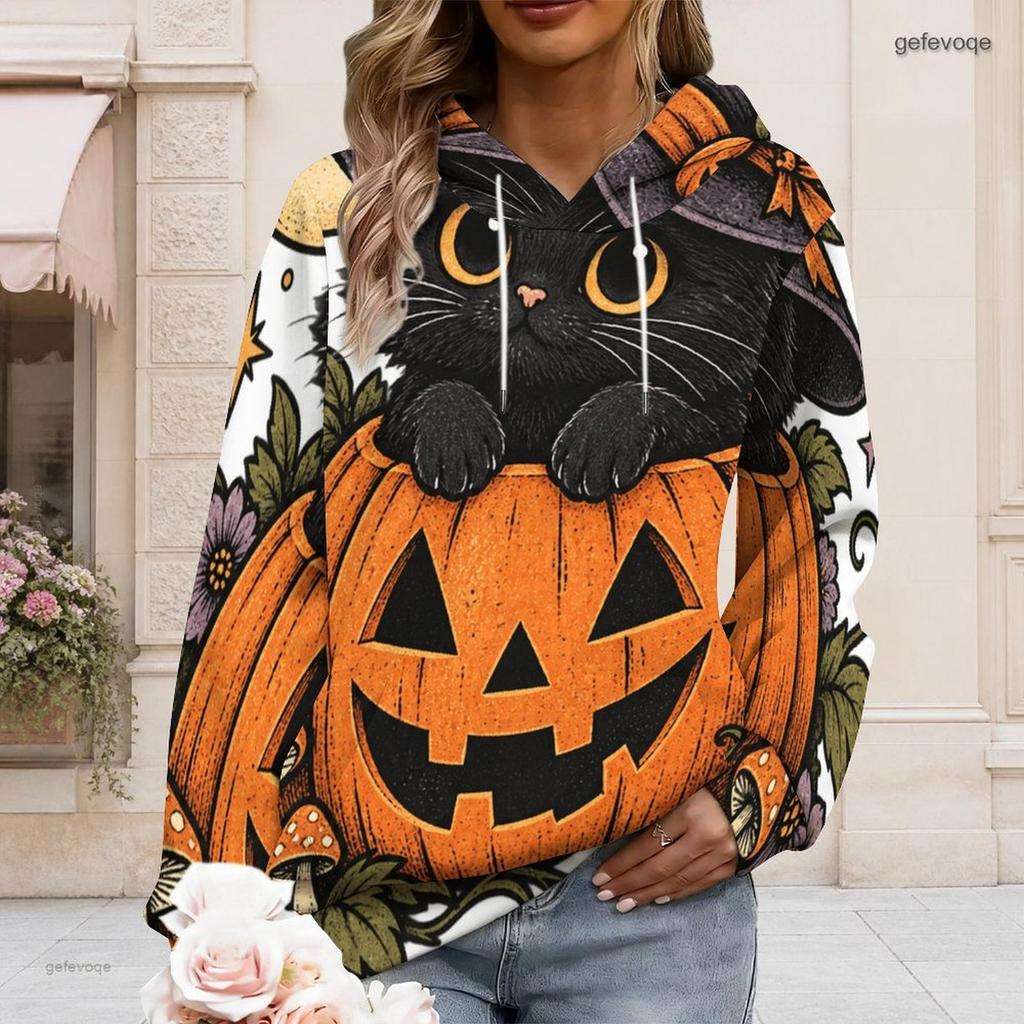 Plus Size Womens Drawstring Hooded Sweatshirt Long Sleeve Loose Soft Casual Leisure Street Daily Top
