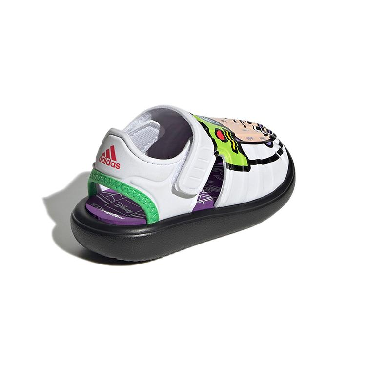 Disney x Adidas Pixar Buzz Rakeťák Nízké boty pro batolata Bílé Černé Kojenci a Batolata GY5439