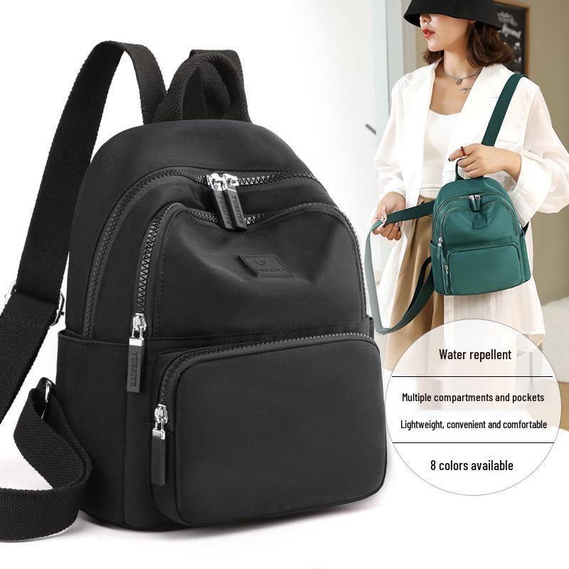 Women's Korean Style Large Capacity Backpack - Trendy Solid Color for College & Travel