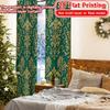 2D Flat Printing,2pcs Golden Crescent Chic Creative Curtains Versatile Durable Polyester Curtains Art Deco Festive for Bedroom,