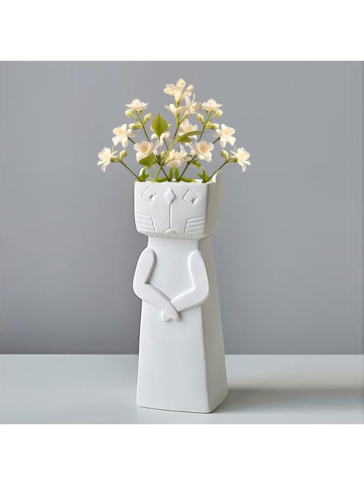 Unike silikonformer Silikonstøpeformer for håndverk Vaseformer Blomsterbeholderformer Epoksyharpiksformer Penneoppbevaringsformer