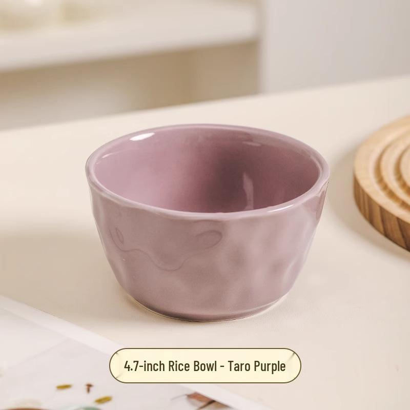 2023 Stylish 5-Inch Ceramic Rice Bowl, Perfect for Home and Personal Use