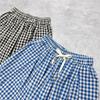 Johnature Japanese Elasticated Waist Plaid Pants Sweet Loose Summer Thin Casual Women Pants