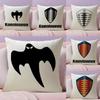 Luxury Car K-Koenigsegg Logo Cushion Cover Linen Organic Fabric Double-Sided Printing Breathable Pillow Case Sofa Home Decor