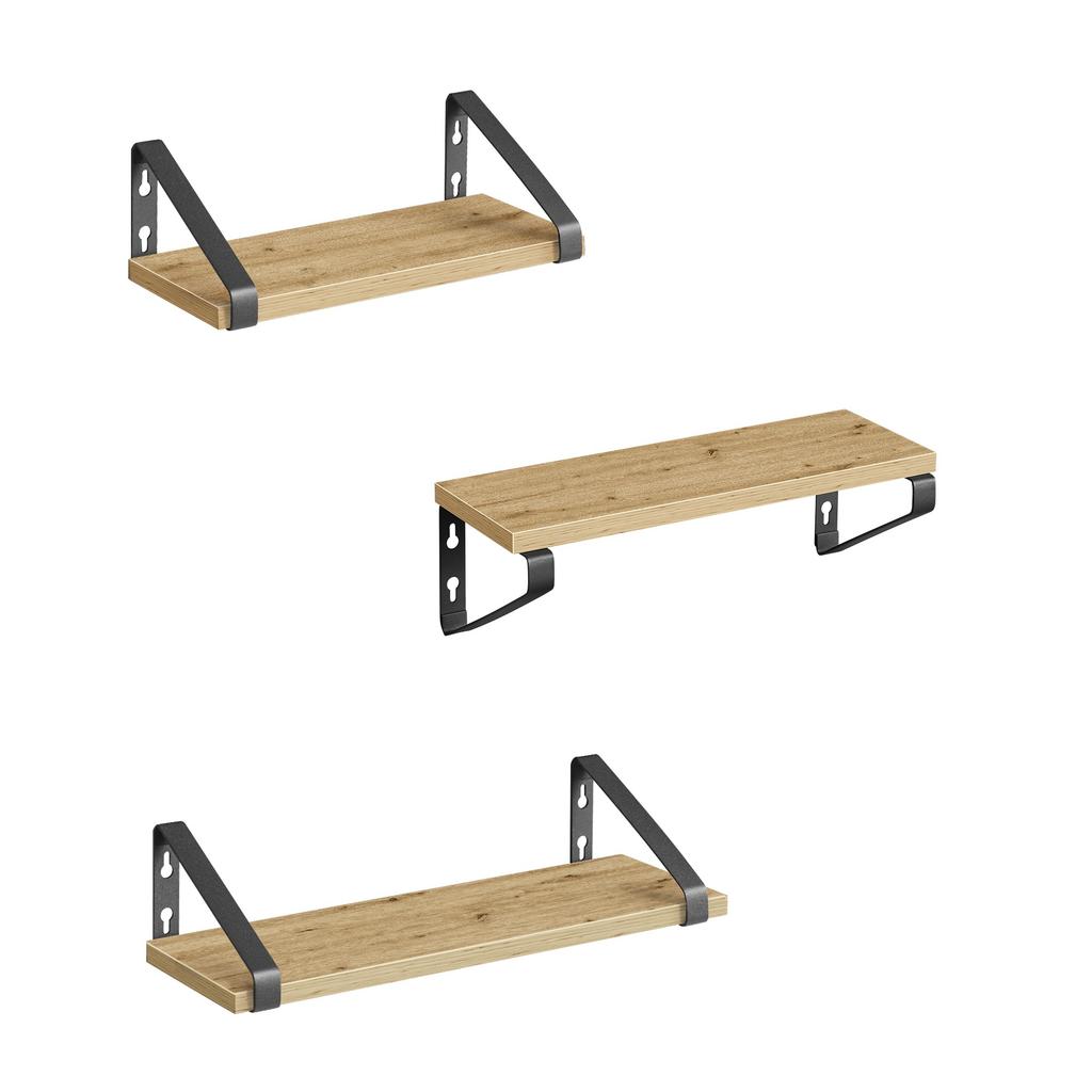 Shelves 3 pcs - artisan - LWS033B88