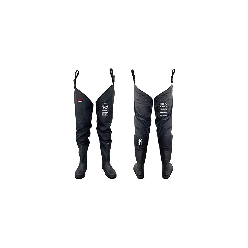 [Dress] Hip Waders AIRBORNE Radial Sole S Black Fishing Waders Boots Waterproof Sea Fishing Stream Wading Floating Multifunctional