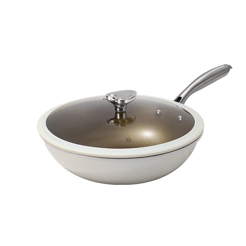 Yoshida Craftsman 30cm Titanium Non-stick Wok with Lid