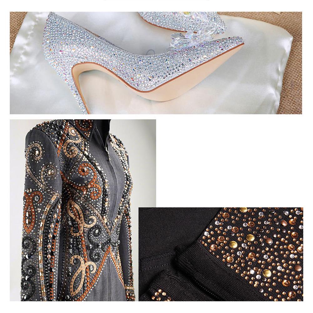 Hot Fix Applicator DIY Set Hot Rhinestone Crystal Machine Crafts On Clothes Shoes and Jeans