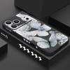 Fantastic Butterfly Print Lanyard Case For iPhone 17 Pro Max Funda iPhone 16 15 14 13 Pro Max 11 16E 17E Soft Silicone Cover