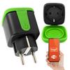 Szczelne Gniazdko Pomiar Energii Smart Wi-Fi Tuya Zewnętrzne Ip-44 16A 230V