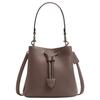 Rowan 21 Logo Leather Tote Bag Small Women Tote Bags Dark-Stone CBH06-QBCBD