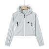 2025 Premium Summer Sun Protection Hooded Ice Silk Jacket for Men, Women & Couples - Breathable Outdoor Sportswear.