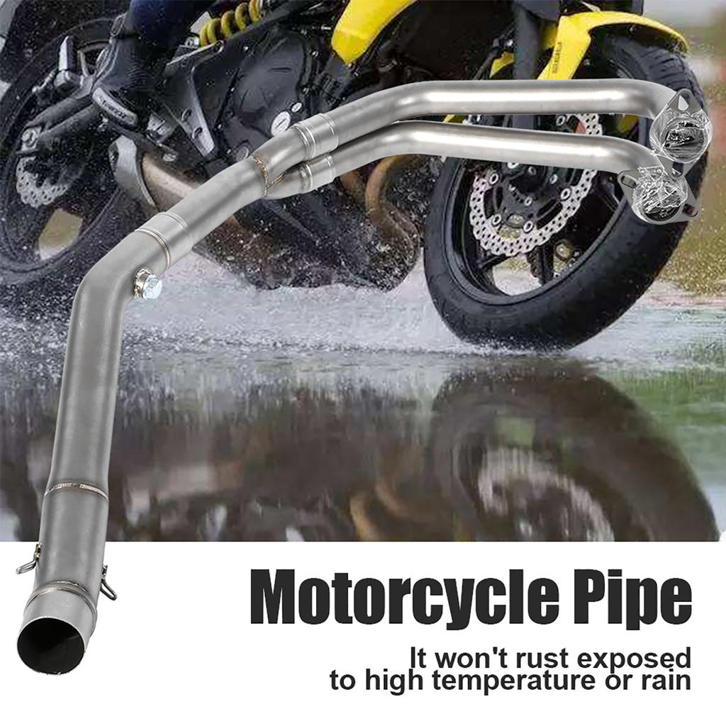 Motorcykel Helt Avgassystem Vent Framrör Länk Koppling för YZF?R25 YZF?R3 2015?2018