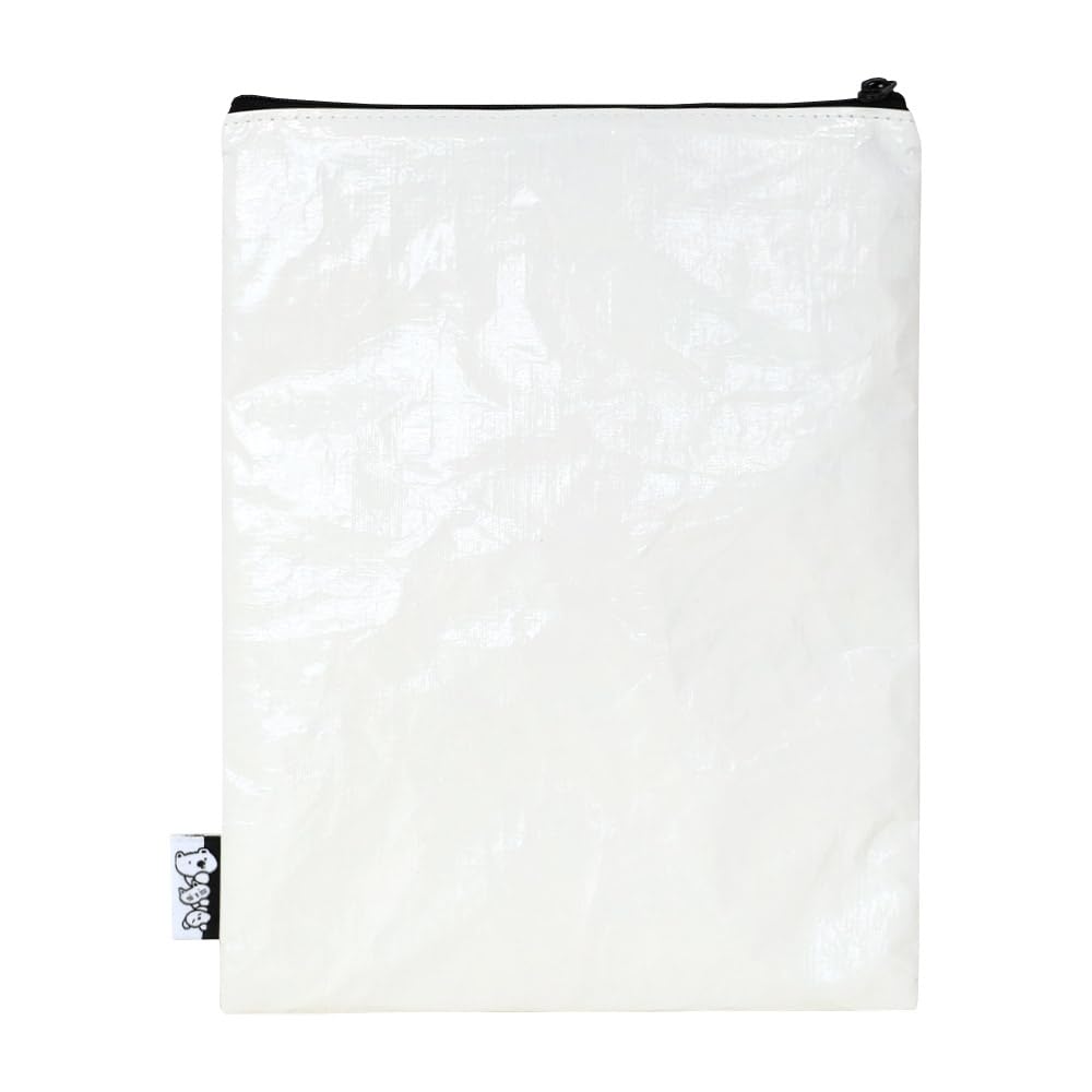 

Kim Ha Chan Lightweight Pouch, Tyvek Material, Waterproof, for Small Items, Makeup, and Books, Korean Brand (White)