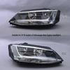 Compatible with Volkswagen Sagitar 2012-2018 Headlight Assembly: Front, High & Low Beam