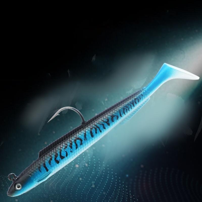 Soft Plastic Baits Trolling Jigs With Lasers Coating Freshwaters Saltwater Fishing Assembled Jigs Anglers Essential