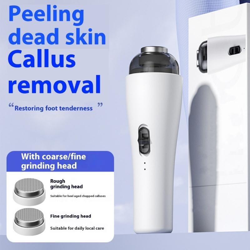Rechargeable Foot File with 1200mAh Battery and Adjustable Grinding Heads Suitable for Smooth Cracked Heels at Home