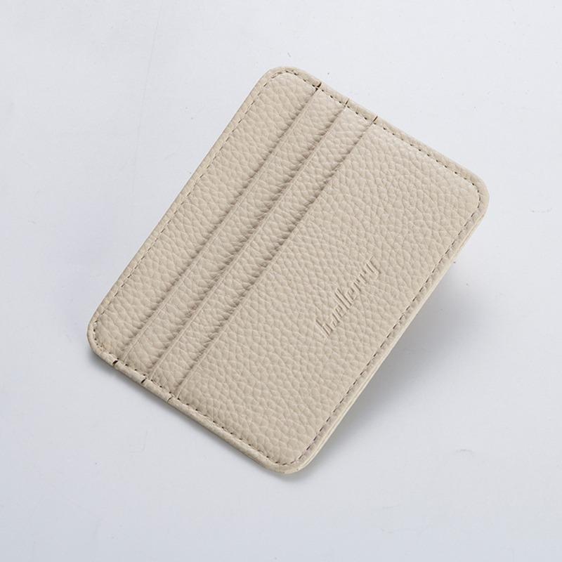 Minimalist Wallet Business Bank Credit ID Card Holder for Men Women Purse Ultra Thin Mini Money Case PU Leather Card Cover Pouch