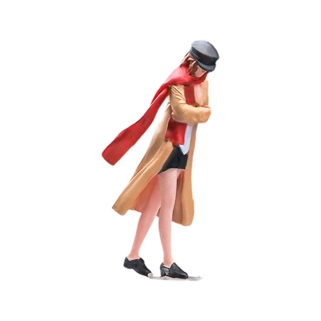 Painted 1/64 Scale Resin Miniature Figures For Realistic Model Trains Architectural Scene Decors And Collectible Display