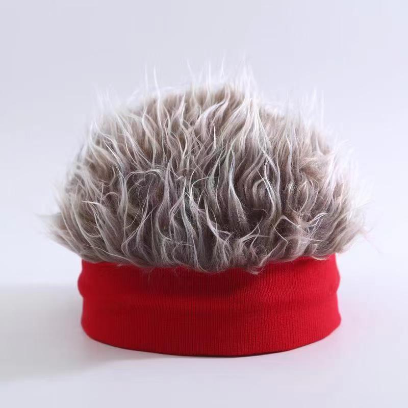 Men's Retro Brimless Knit Hat: Autumn & Winter Trendy Street Style