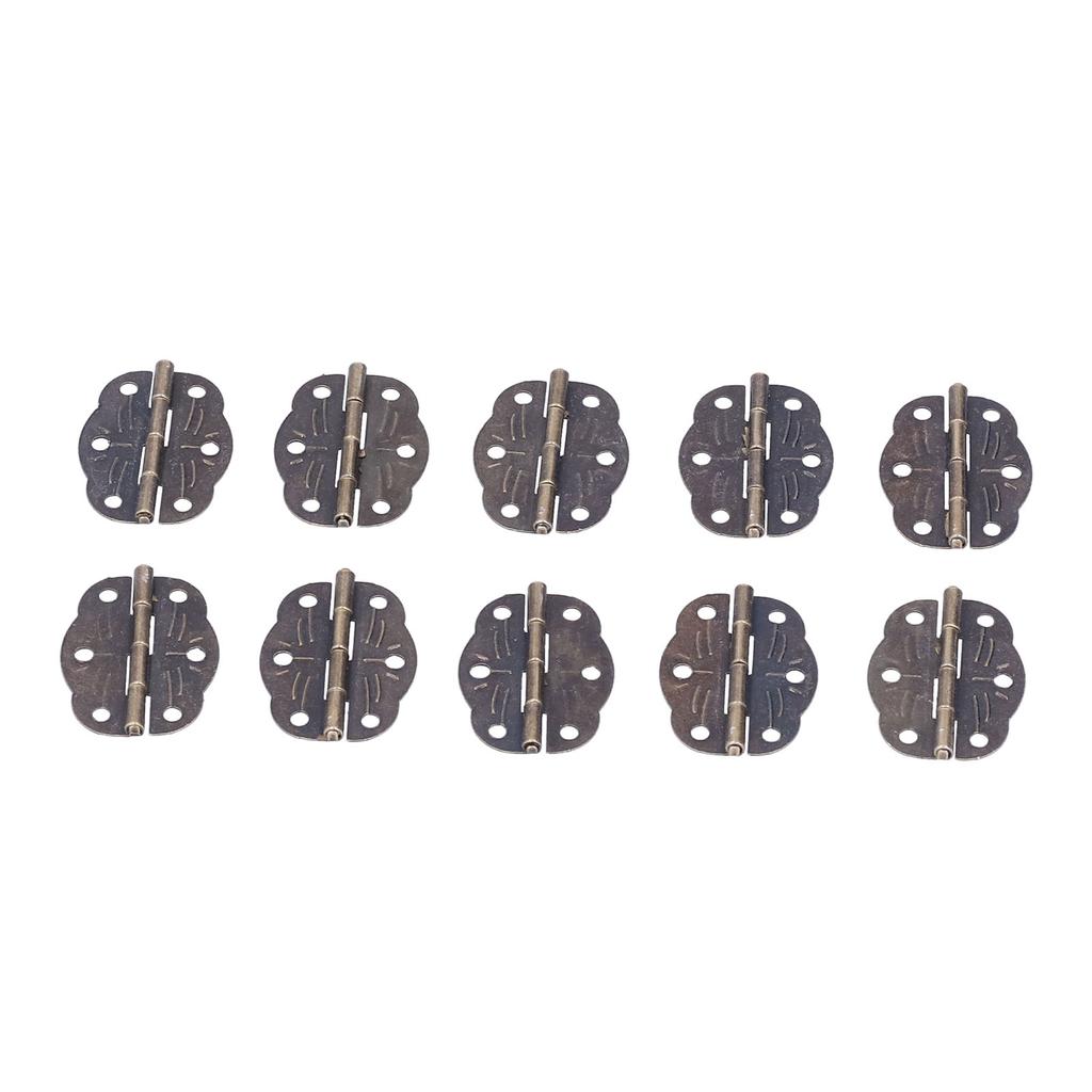 100PCS Box Hinges Mini Portable Corrosion Resistance Durable Iron Sheet Wooden Box Hinge