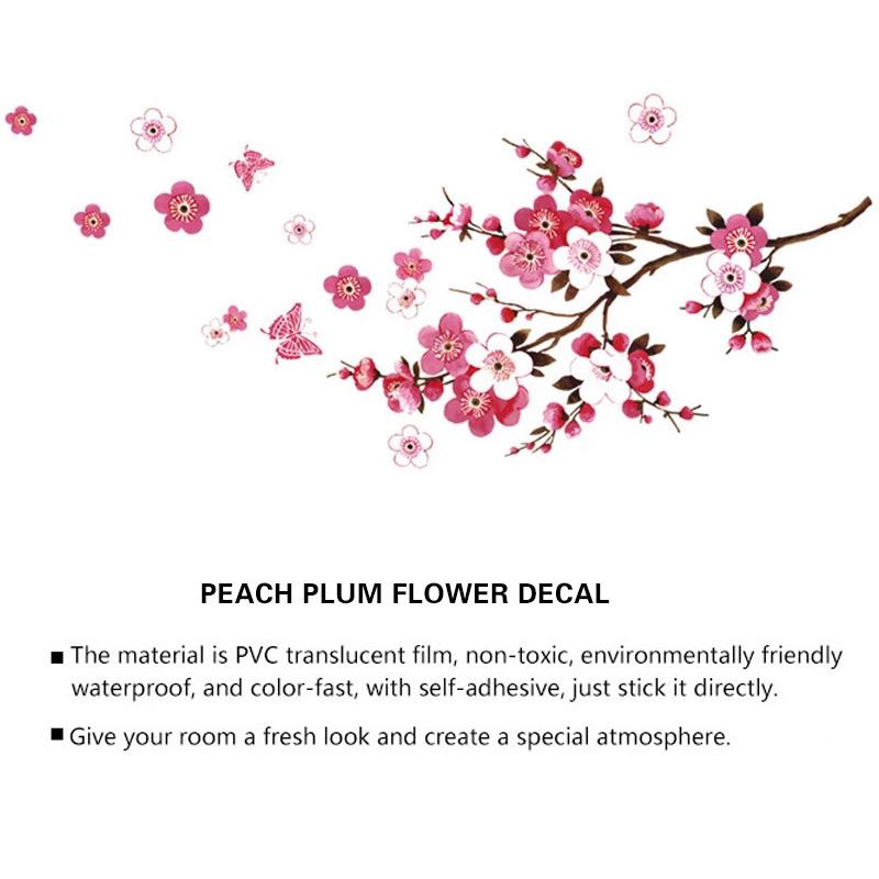 Wall Decal Flower Home Décor Bedroom Décor Floral Wall - Etsy