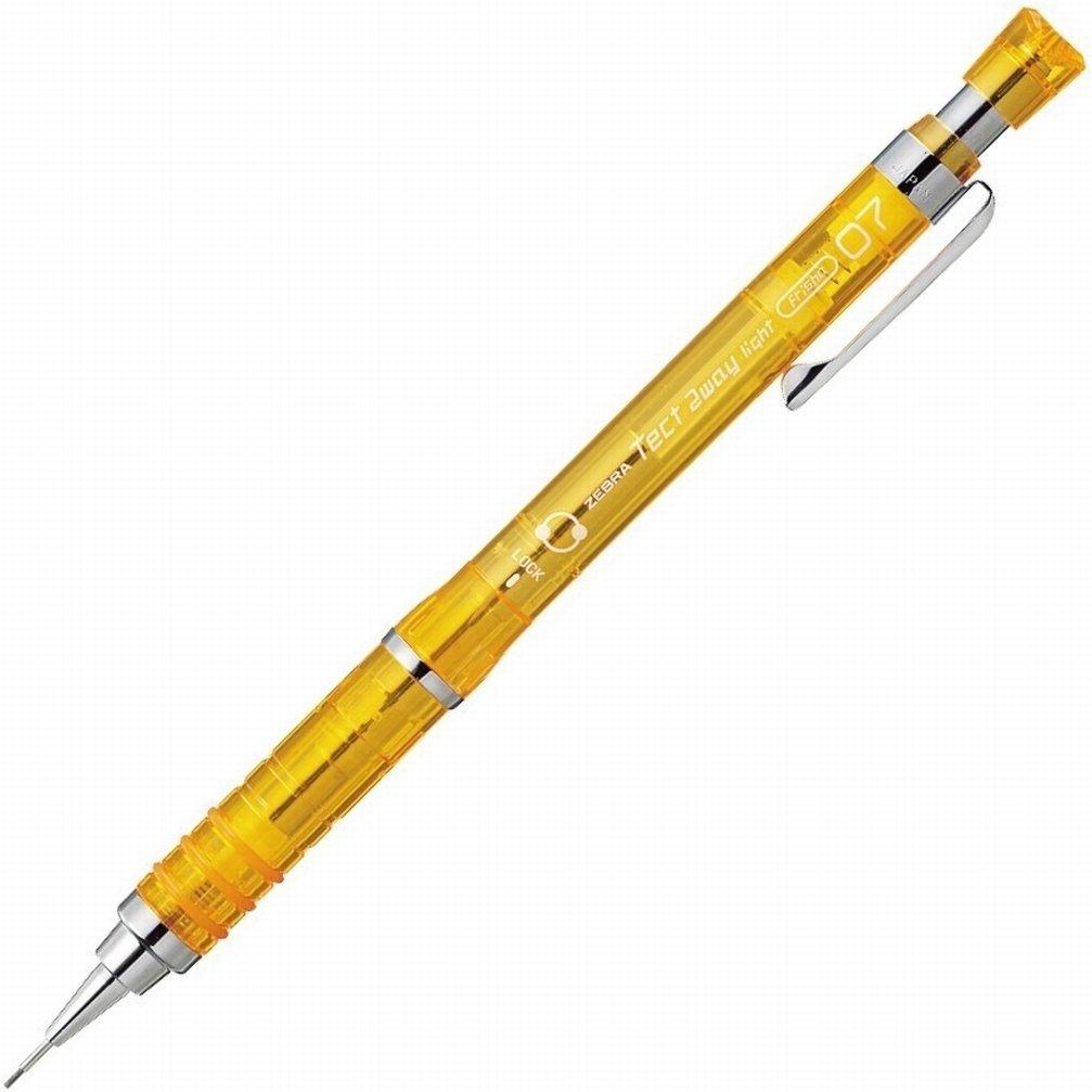 

Zebra Mechanical Tecto Two Way Pencil, Light, 0.7mm, Yellow-Orange, MAB42-YO