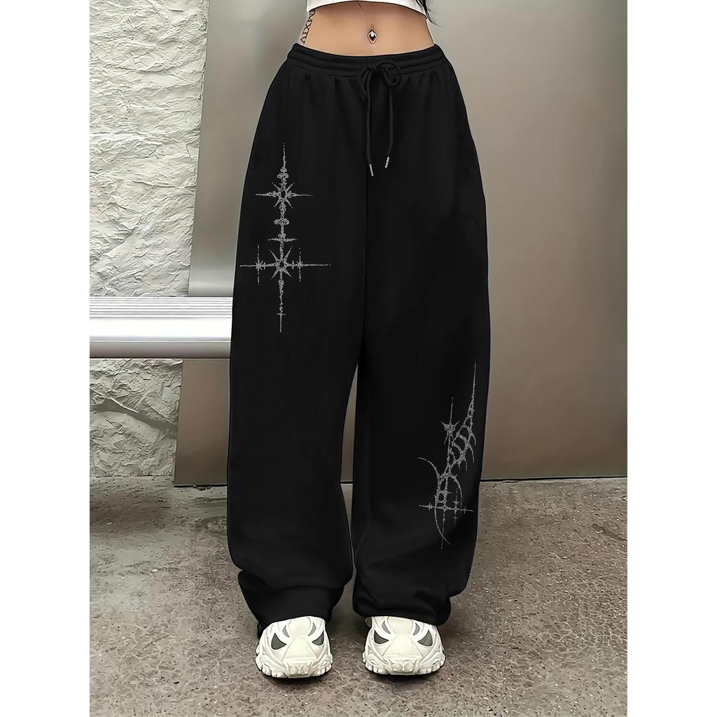 High Street Hip Hop Trend Casual Pants Men's Summer New Loose Niche Straight Versatile Long Pants
