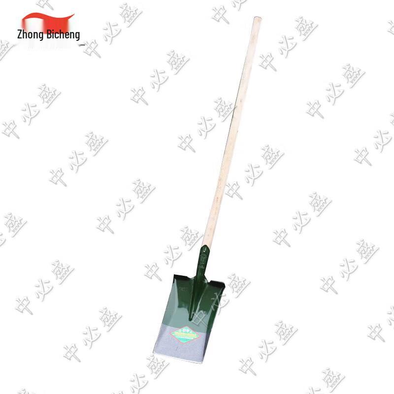 Zhongbisheng Heavy-Duty Wooden Handle Manganese Steel Shovel