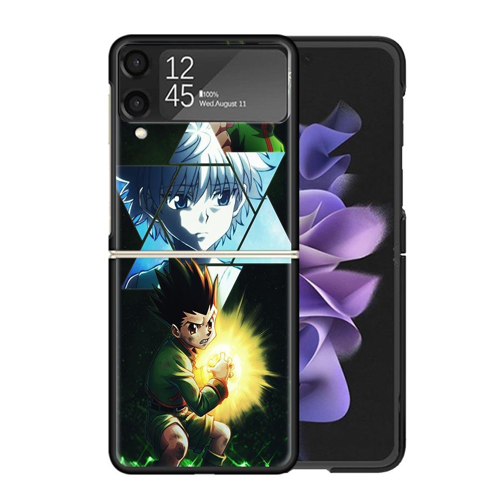 

Hunter X Anime Clear Phone Case For Samsung Z Flip 7 6 5 4 3 Galaxy ZFlip7 ZFlip6 ZFlip5 ZFlip4 ZFlip3 5G Print Cover Z Flip 7 6 Samsung Z Flip 5