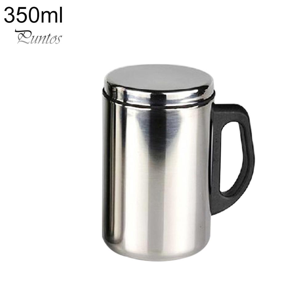 Points 350/500ml Gobelet de voyage à double paroi isotherme Tasse à café Tasse à bière Tasse à thé