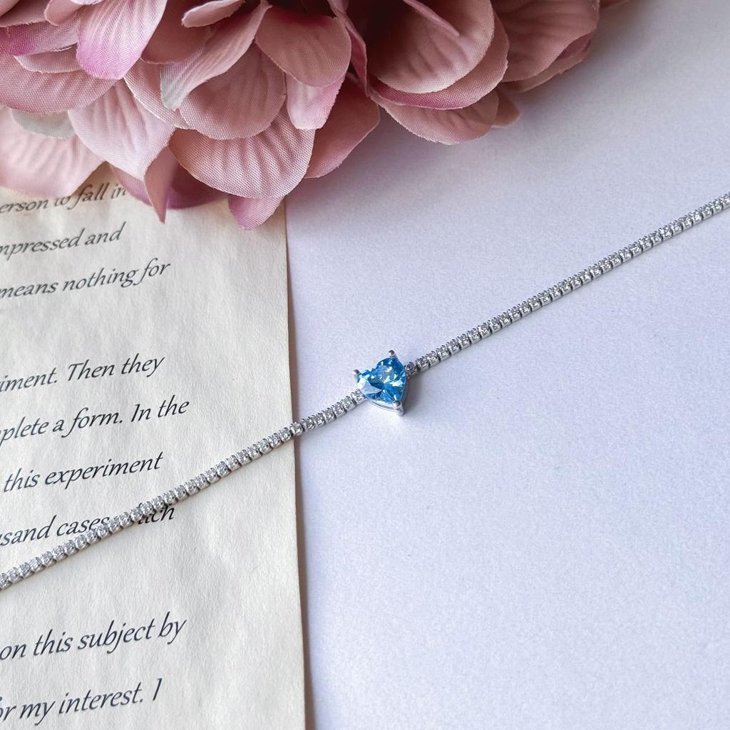 Silver Bracelet with Cubic Zirconia, Product Weight 3.41 G (60002009)