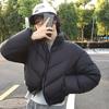 Winter new super short cotton-padded women's stand-up collar thickened light soft small bread student fashion coat