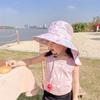 Neck Ear Cover Summer Baby Hat Bucket Cap Kids Beach Caps Children's Sunscreen Hat  UV Protection