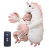 Baby Soothing Palm Automatic Palm Patting Stuffed Animal Sleep Soothers Adjustable Speed Remote Control Sleeping Buddy for Baby