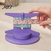 Thread Spool Swivel Base Quilt Binding Kit, Stable Fabric Strip Organizer with Storage Quilting Edge Trim Tool & Reel for Sewing And Art Projects
