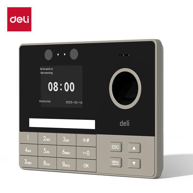 Deli 3760C Cloud Attendance Machine with Face & Fingerprint Recognition