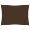 VidaXL Sun Sail Rectangular Oxford Fabric 6x7 M Brown