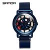 Sanda Meilleure Vente 1088 Montre pour Adolescent: Personnalisé, Cadran Rotatif 3D, Tendance, Quartz Étanche.